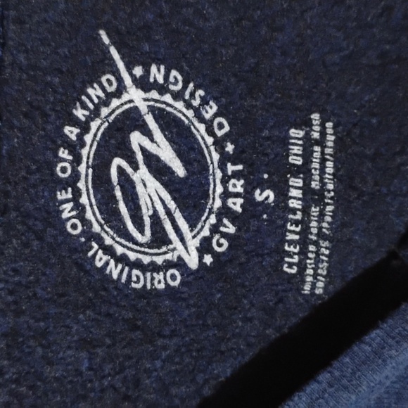 Cleveland Indians Chief Head Baseball Club Women's Sweatshirt Size S GV Art - Picture 2 of 4